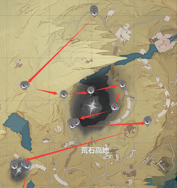 《鸣潮》红针晶簇采集路线图一览
